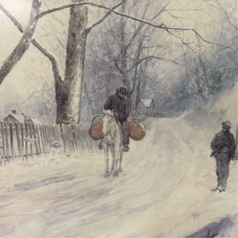 Paul Sawyier, The Blacksmith Shop, Limited Edition Print