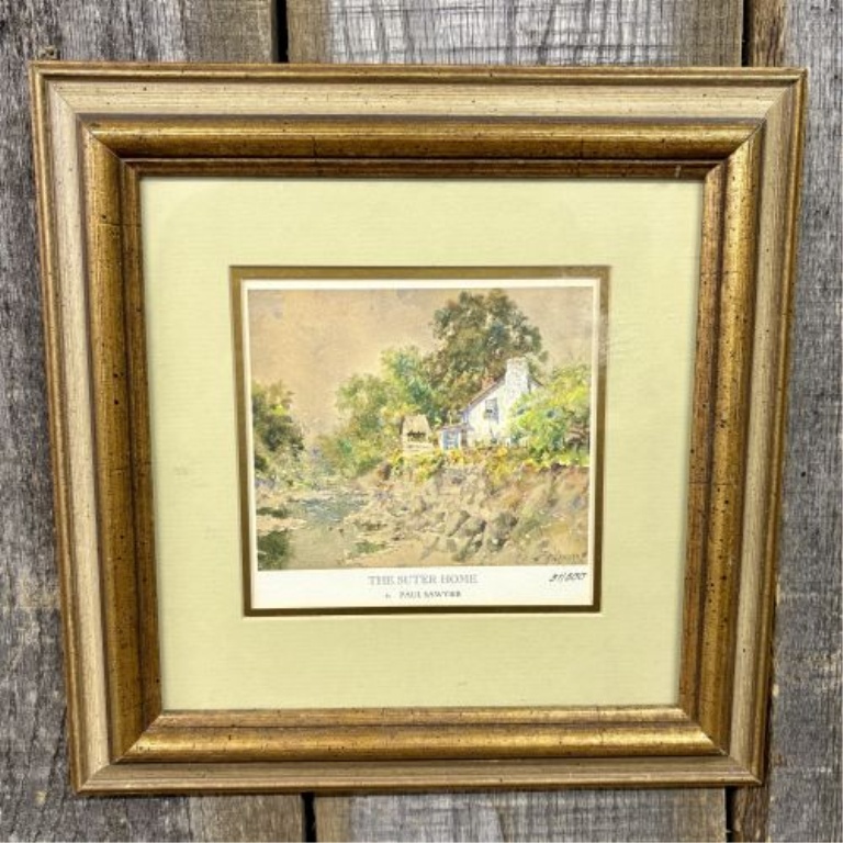 Paul Sawyier (1865-1917), The Suter Home, Limited Edition Print, 31/500
