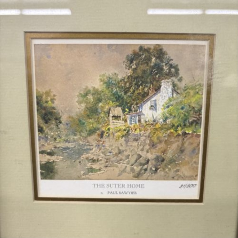 Paul Sawyier (1865-1917), The Suter Home, Limited Edition Print, 31/500
