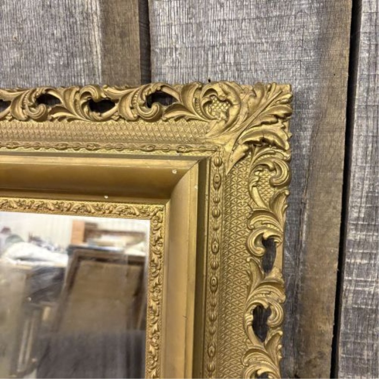 Victorian Rococo Revival Giltwood and Gesso Wall Mirror