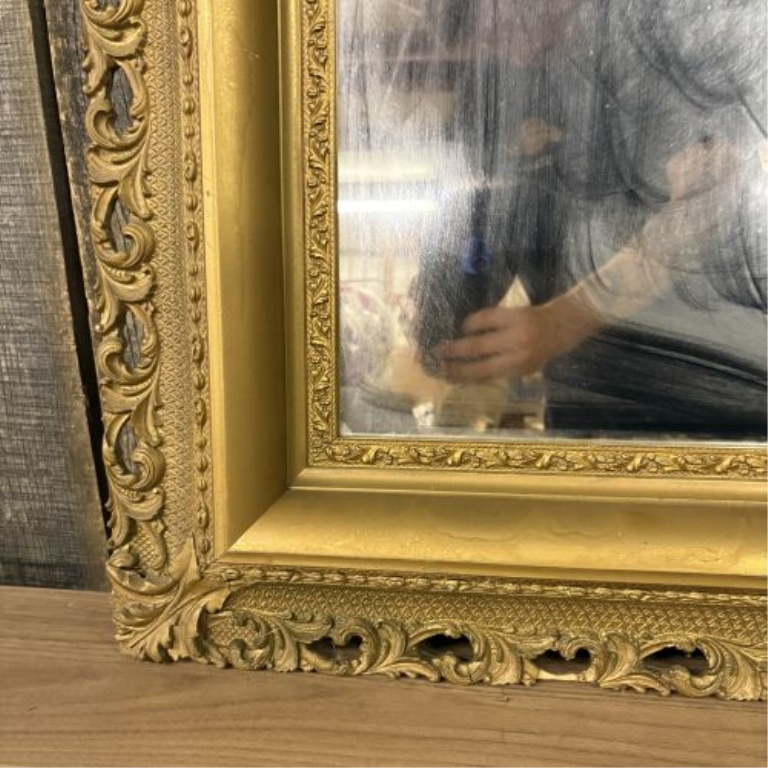 Victorian Rococo Revival Giltwood and Gesso Wall Mirror