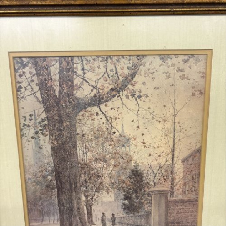 Paul Sawyier, View of Wapping Street, Framed Print