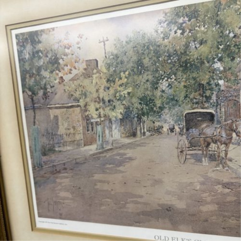 Paul Sawyier Old Elk's Club Limited Edition Offset Lithograph