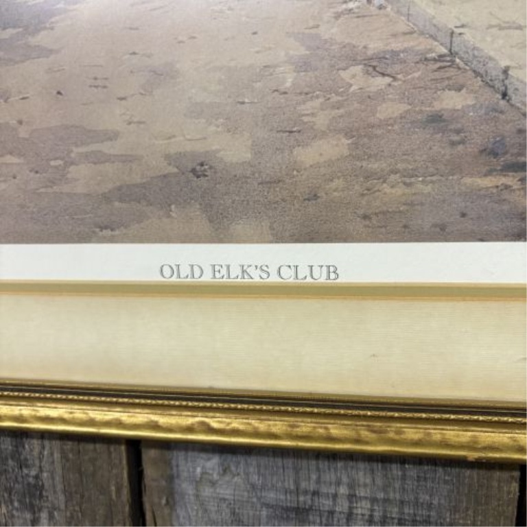 Paul Sawyier Old Elk's Club Limited Edition Offset Lithograph