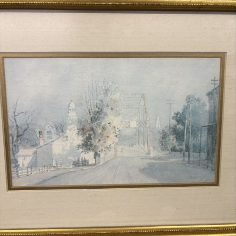 Paul Sawyier (1865-1917), The Singing Bridge, Limited Edition Print