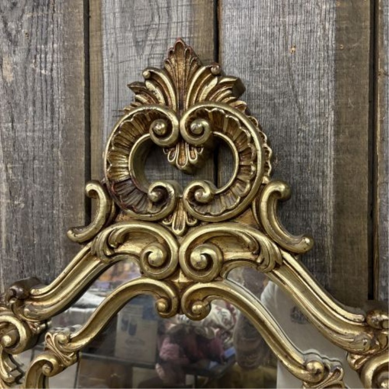 Rococo Revival Style Gilded Molded Wall Mirror