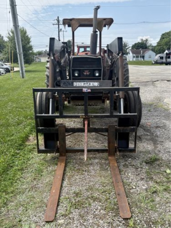 Massey Ferguson 285 2WD Tractor with Bush Hog 2846 QT Loader