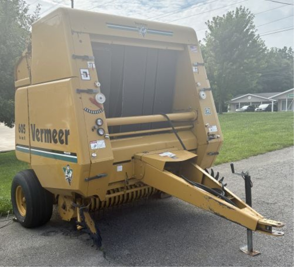 2027 Vermeer 605 Series K Round Baler w/ Monitor, no PTO Shaft