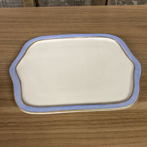 American Limoges China Company Porcelain Covered Cheese Dish