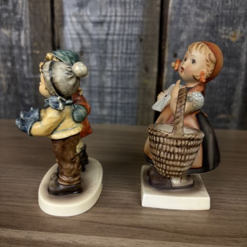 Two Goebel M.J. Hummel Porcelain Figurines, Meditation and A Star For You