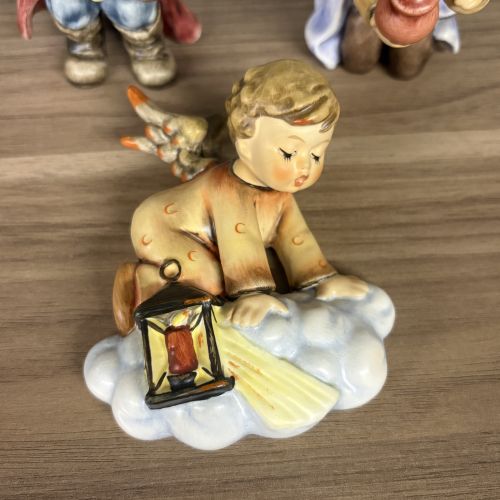A Trio of Goebel M.I. Hummel Porcelain Figurines Including Two Kings and Searching Angel
