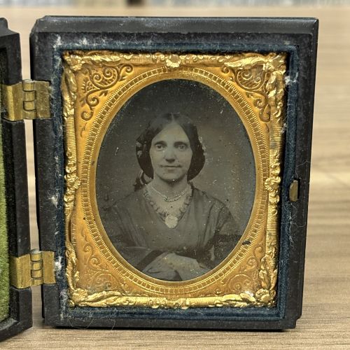 R.B. Appleby Ninth-Plate Daguerreotype Portrait of a Woman in a Thermoplastic Union Case