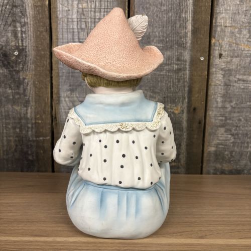 Andrea by Sadek Bisque Porcelain Piano Baby Boy Figurine Model 6161