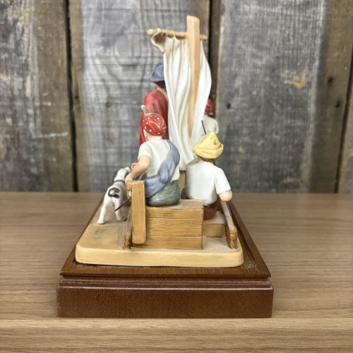Norman Rockwell Museum Special Edition Playing Pirates Bisque Porcelain Figurine No. 1691 of 2500