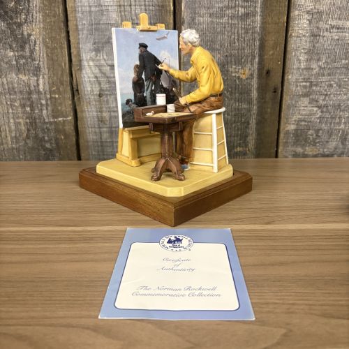 Norman Rockwell Museum Outward Bound Limited Edition Porcelain Figurine