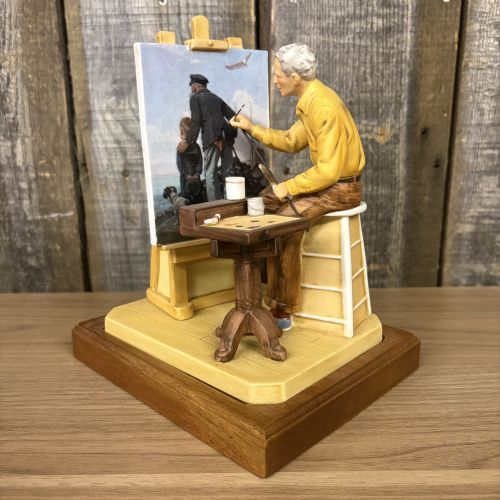 Norman Rockwell Museum Outward Bound Limited Edition Porcelain Figurine