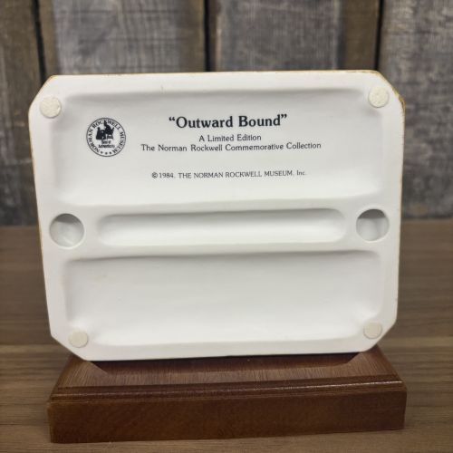 Norman Rockwell Museum Outward Bound Limited Edition Porcelain Figurine