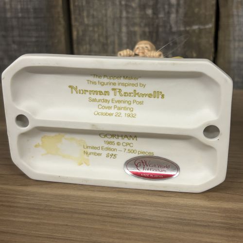 A Collection of Norman Rockwell Inspired Bisque Porcelain Figurines by Gorham and The Norman Rockwell Museum