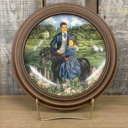 Edwin M. Knowles Gone With the Wind Collector Plate Bonnie and Rhett