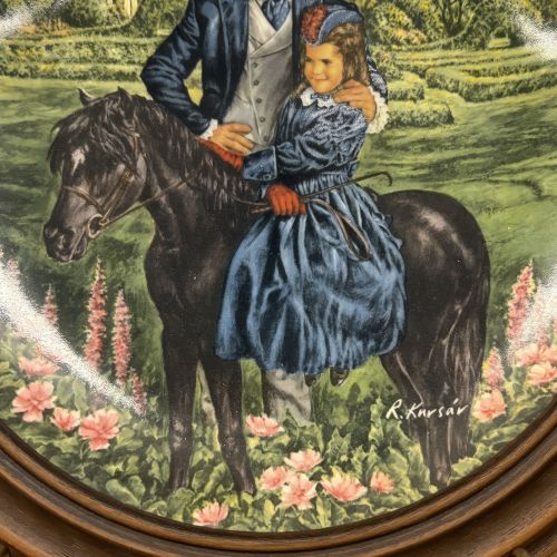 Edwin M. Knowles Gone With the Wind Collector Plate Bonnie and Rhett