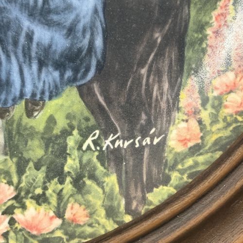 Edwin M. Knowles Gone With the Wind Collector Plate Bonnie and Rhett