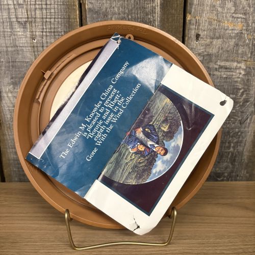 Edwin M. Knowles Gone With the Wind Collector Plate Bonnie and Rhett