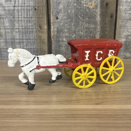 Horse-Drawn Ice Delivery Wagon Toy