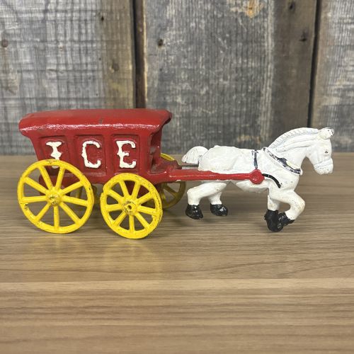 Horse-Drawn Ice Delivery Wagon Toy
