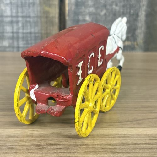 Horse-Drawn Ice Delivery Wagon Toy