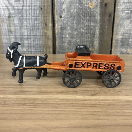 Vintage Goat-Drawn Express Wagon