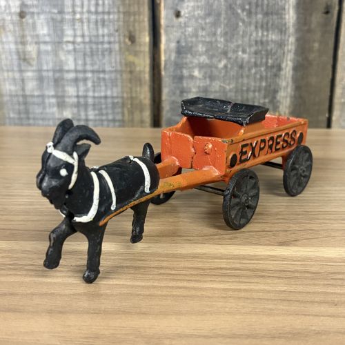 Vintage Goat-Drawn Express Wagon