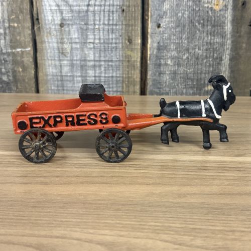 Vintage Goat-Drawn Express Wagon