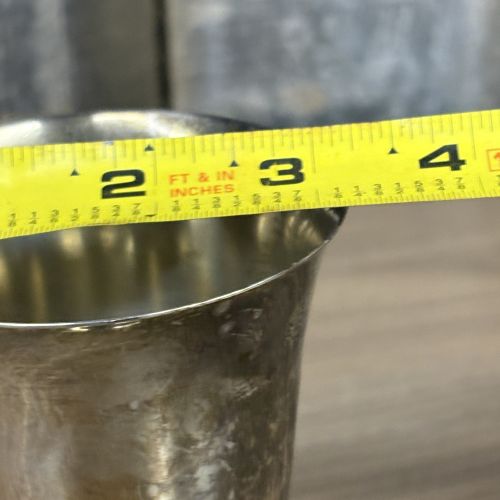 A Pair of American Sterling Silver Goblets