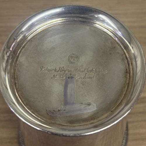 A Set of Four I. Freeman and Son Silver-Plated Patrick Henry Pattern Mint Julep Cups