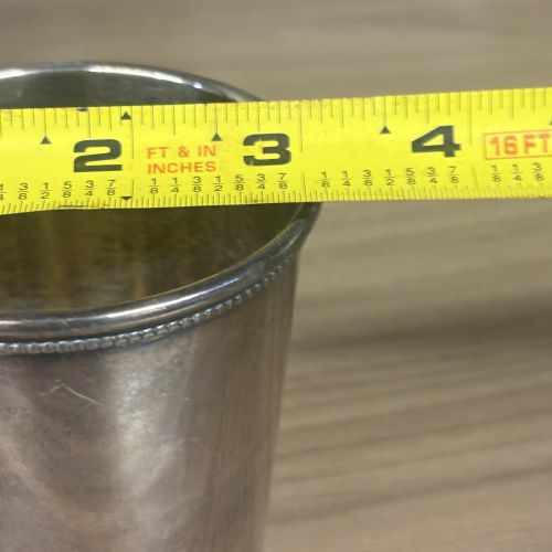 A Set of Four I. Freeman and Son Silver-Plated Patrick Henry Pattern Mint Julep Cups