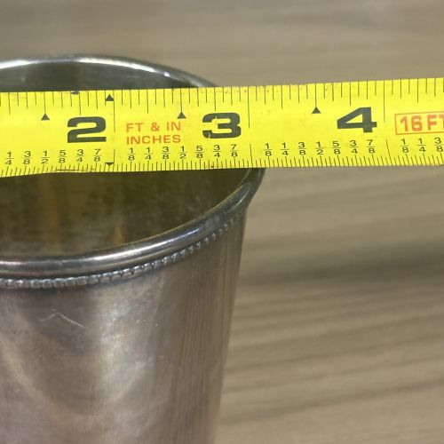 A Set of Four I. Freeman and Son Silver-Plated Patrick Henry Pattern Mint Julep Cups