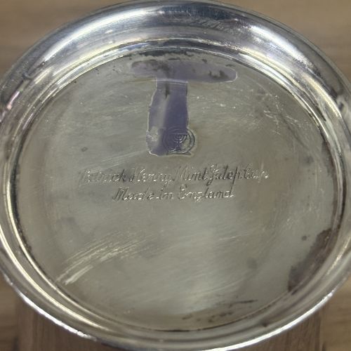 A Set of Four Barker Ellis Silver Plated Patrick Henry Mint Julep Cups