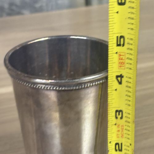 A Set of Four Barker Ellis Silver Plated Patrick Henry Mint Julep Cups