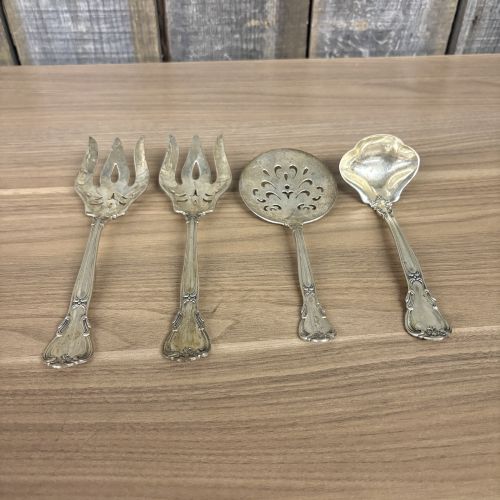 A Set of Four Wallace Grand Baroque Sterling Silver Serving Pieces