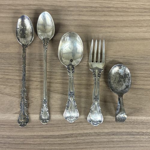 A Group of Gorham Strasbourg Sterling Silver Flatware Pieces