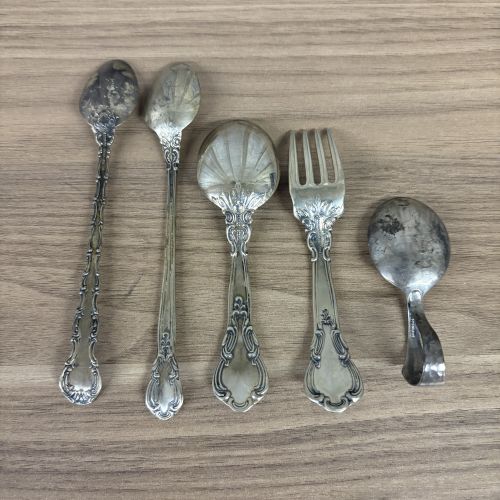 A Group of Gorham Strasbourg Sterling Silver Flatware Pieces