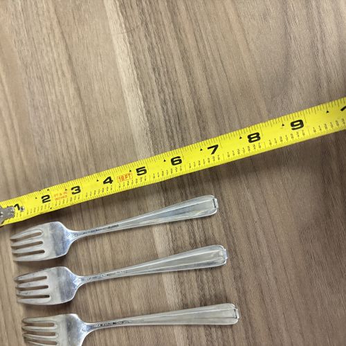 Trio of Towle Sterling Silver Luncheon Forks in the Candlelight Pattern