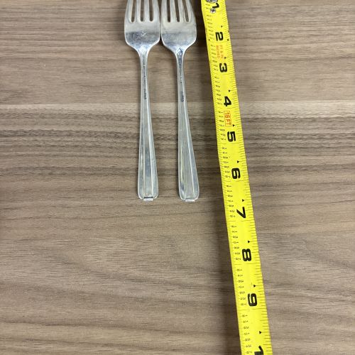A Pair of Towle Sterling Silver Salad Forks in the Candlelight Pattern