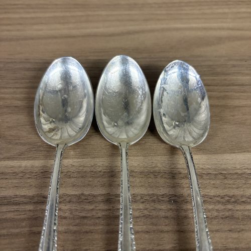 A Trio of Towle Sterling Silver Teaspoons in the Candlelight Pattern