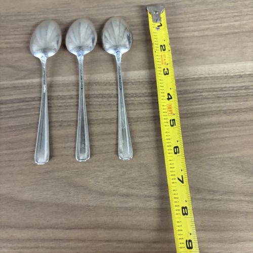 A Trio of Towle Sterling Silver Teaspoons in the Candlelight Pattern