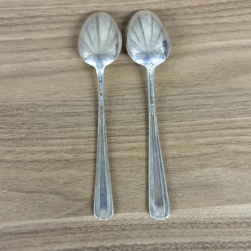 A Pair of Towle Sterling Silver Spoons in the Candlelight Pattern
