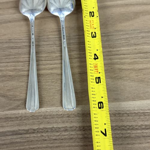 A Pair of Towle Sterling Silver Teaspoons in the Candlelight Pattern