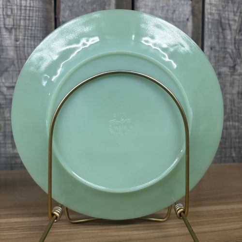 A Trio of Fire-King Jadeite Glass Tableware Including Jane Ray and Swirl Patterns