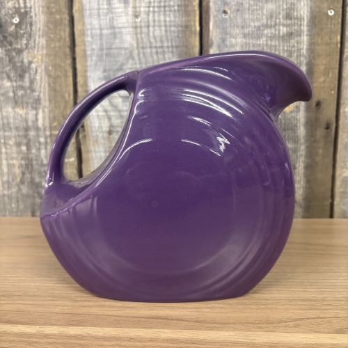 Homer Laughlin Fiesta Large Disc Pitcher in Plum Glaze