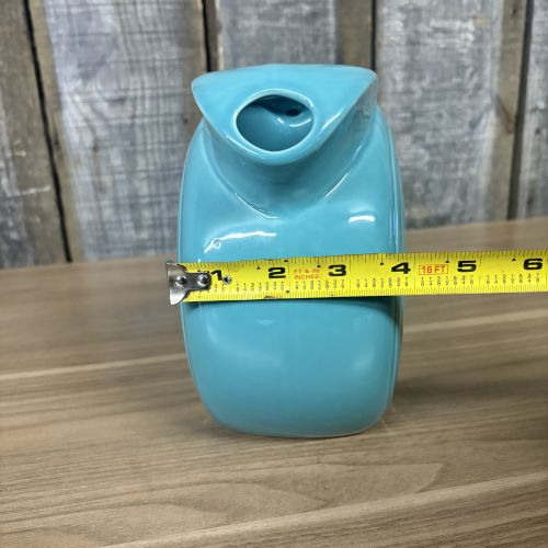 Homer Laughlin Fiesta Turquoise Large Disc Water Pitcher